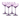 Set of Four Purple Colored Coupes
