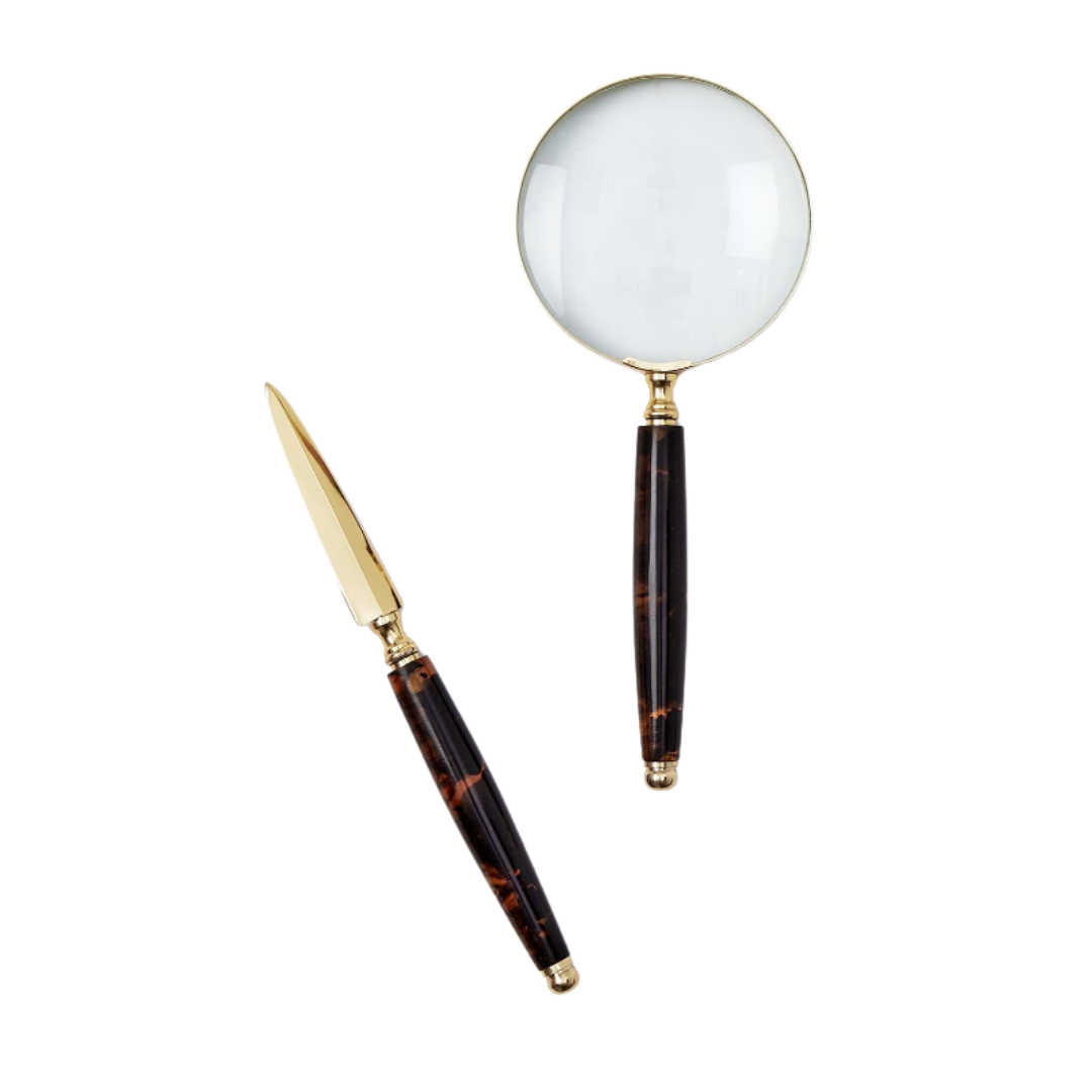Tortoise Magnifier Set – The Shoppe at Lauren Robbins Interiors