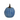 Blue Ceramic Pumpkin