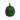 Forest Green Ceramic Pumpkin
