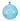 Oversized Beaded Blue Ornament, 150 MM