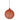Orange Marble Glass Ornament - Jim Marvin Collection