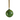 Green Luster Glass Ornament