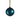 Blue Luster Glass Ornament