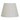 Box Pleat Off-White Lampshade - 7" x 12" x 8"