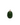 Forest Green Ceramic Pumpkin