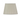 Box Pleat Linen Shade 10" x 16" x 10"