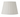 Euro Box Pleat Linen Shade 12" x 18" x 12"